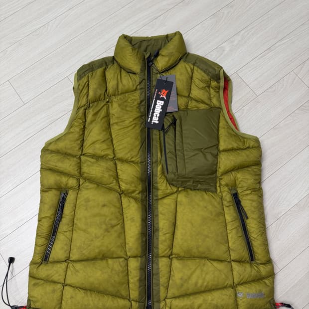 밥캣 패딩 조끼 L