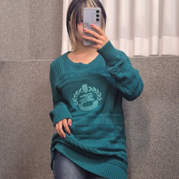 BURBERRY LOGO KNIT