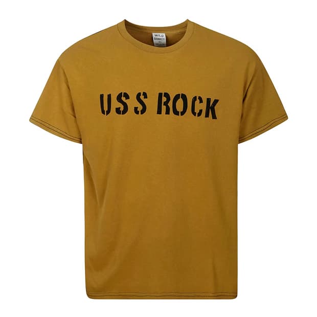wild donkey mustard tshirt Lsize