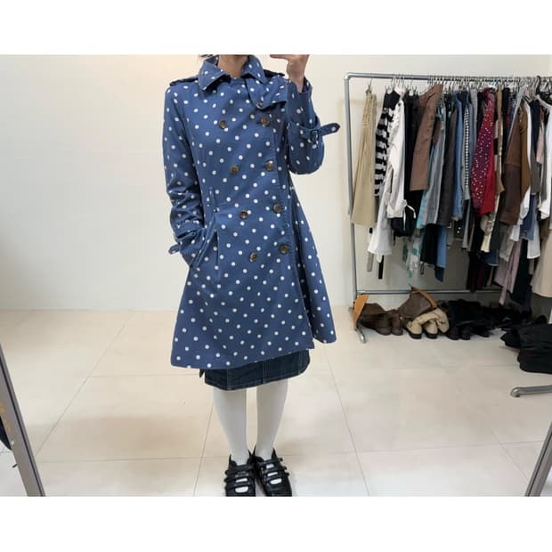 빈티지 도트 자켓