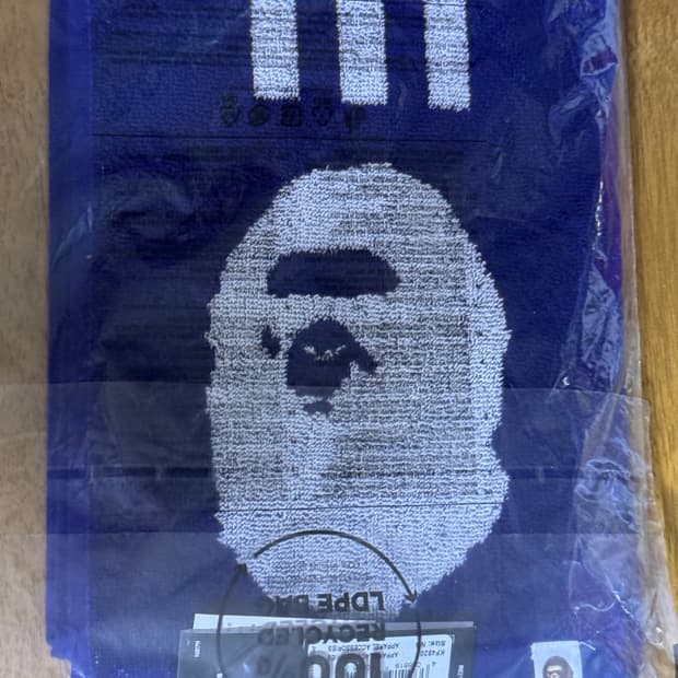 베이프 아디다스 풋볼 타올