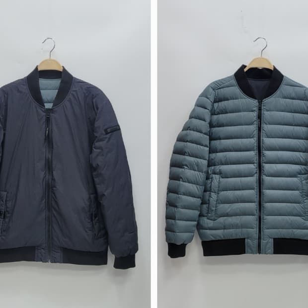 EIDER 20FW 아이더 리버시블 구스 다운 패딩 블루종 / 남 XL
