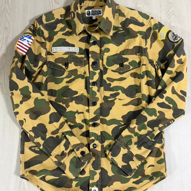 베이프 황계 셔츠 S사이즈