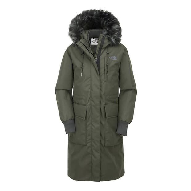 노스페이스 야상 롱패딩 코트