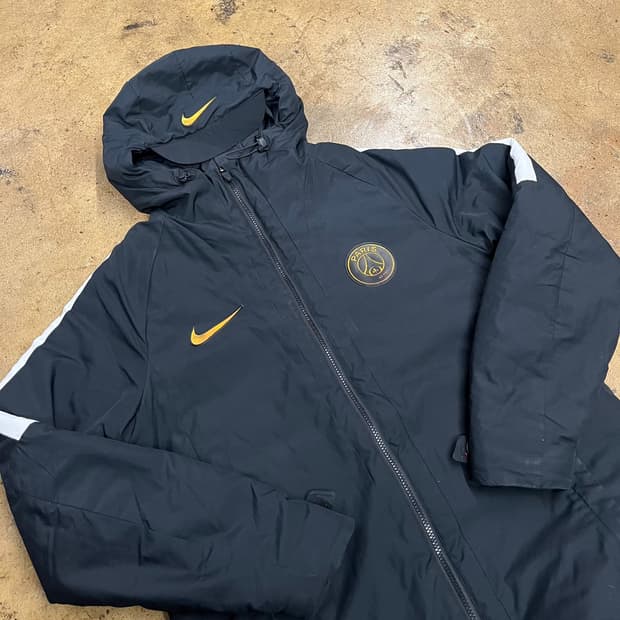 [정품/L] 나이키 파리생제르망 블랙 패딩 자켓 b14