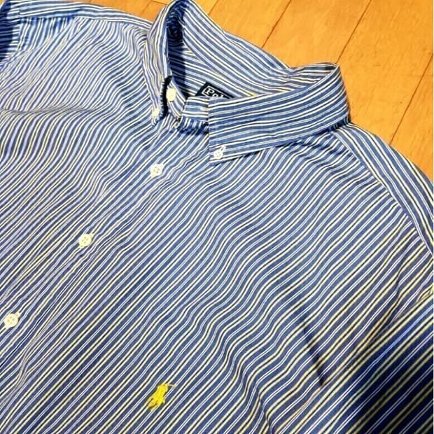 -빅사이즈/ 폴로랄프로렌 스트라이프 올드스쿨 셔츠/2왕1205