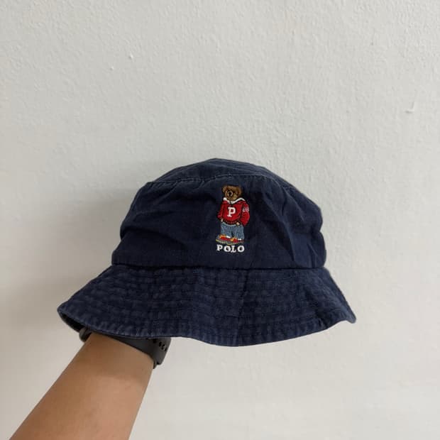 폴로 랄프로렌 폴로베어 데님 버킷햇