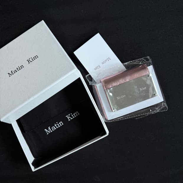 플리마켓🔥 마뗑킴 아코디언 지갑 인디안 핑크