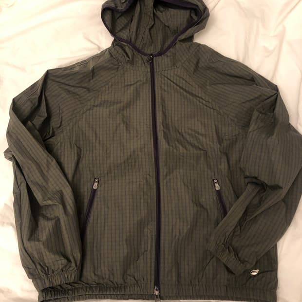 코이세이오 체크 바람막이 (머드카키)