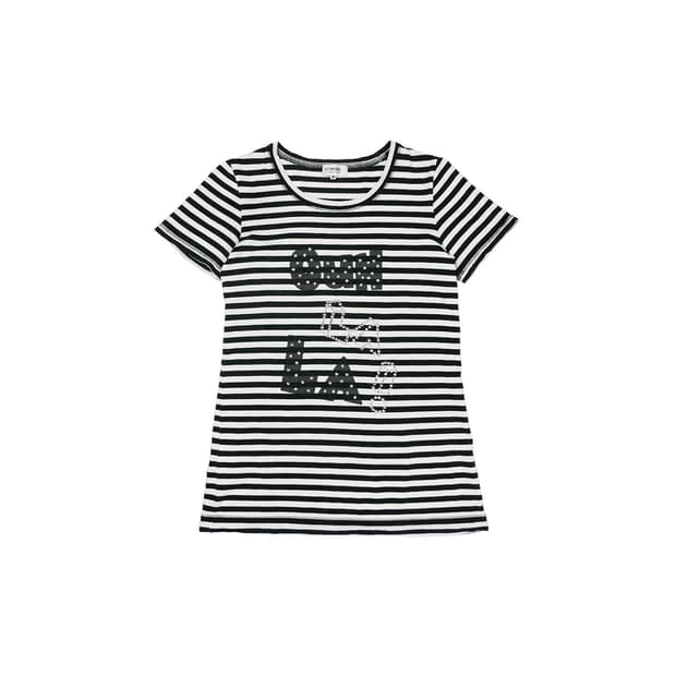 Sonia Rykiel stud logo T-shirt