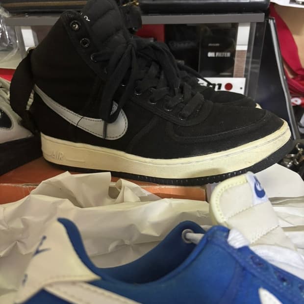 나이키 에어포스1 검은 265 