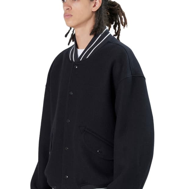 브라운야드 바시티 스타디움 자켓 다크네이비 2사이즈