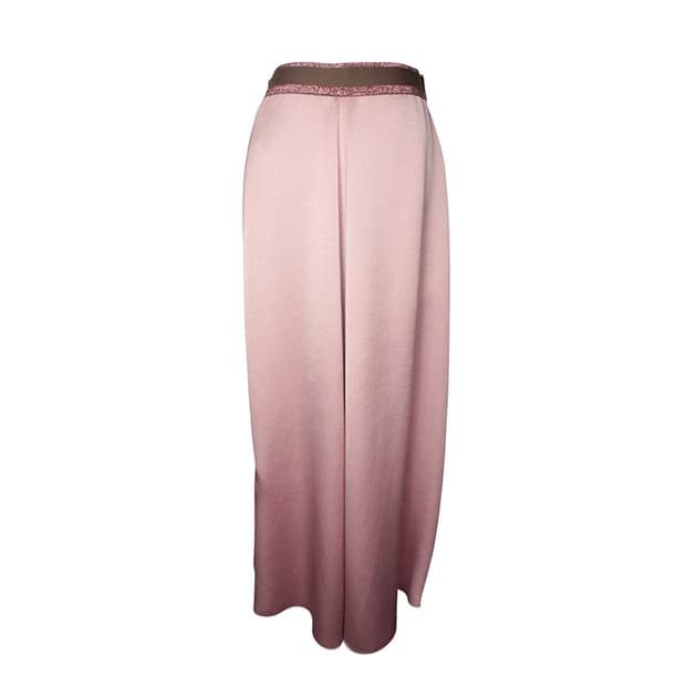 막스마라 인트렌드 쉘핑크 새틴 밴딩 스커트 66