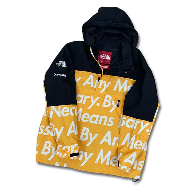 슈프림 x 노스페이스 레터링 아노락 자켓