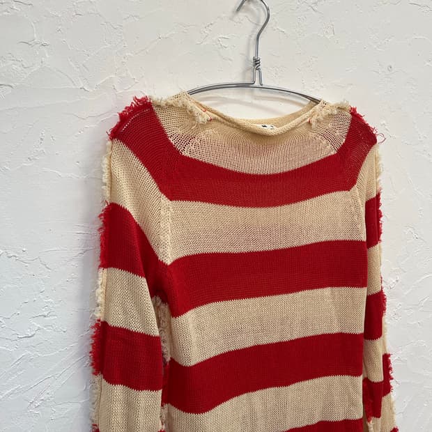 마르니 21SS 그런지 스트라이프 니트