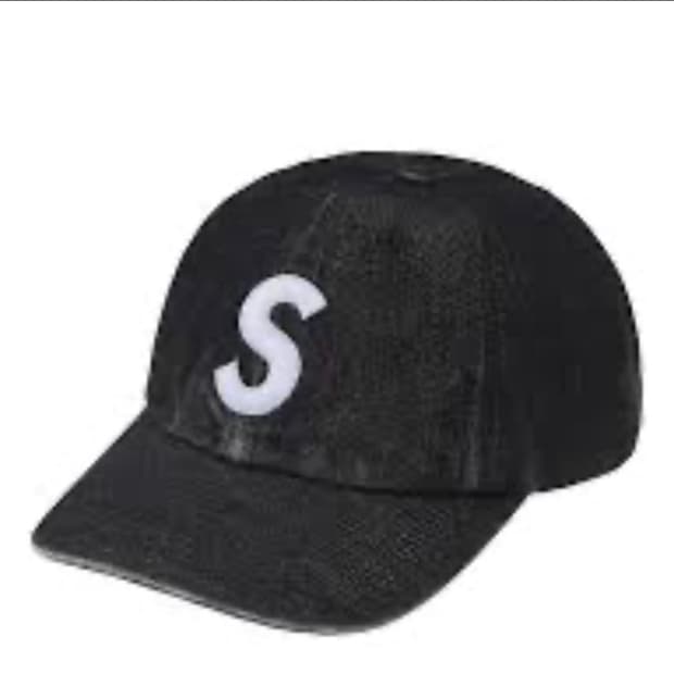 슈프림 케블라 S 로고 데님 캡