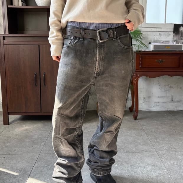 리바이스 516 흑청