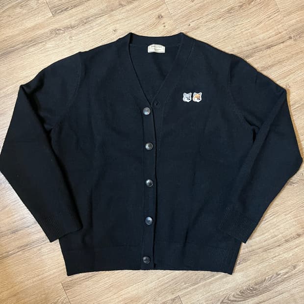 메종키츠네 가디건