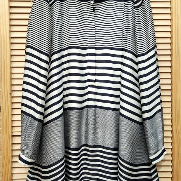 알마니 익스체인지 스트라이프 셔츠원피스