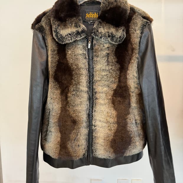 Seredi Mixed Leather & Fur Jacket 