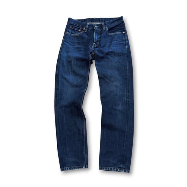 levi’s 502 진청 스트레이트 핏 셀비지 데님팬츠
