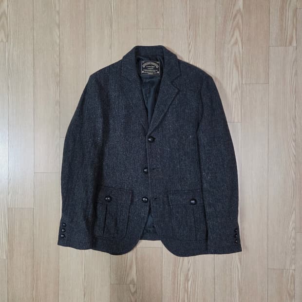 291295HOMME GENUINE 라인 헤링본 재킷