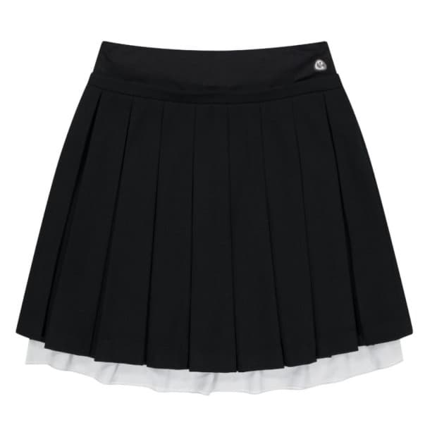 코이세이오 coyseio 더블 플리츠 미디 스커트 1