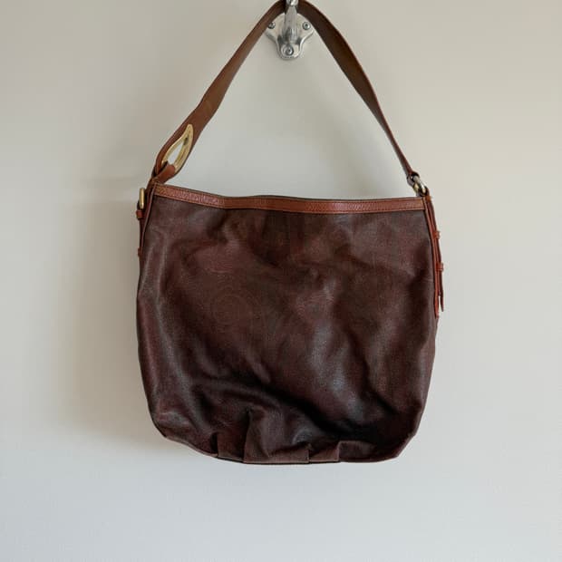 에트로(ETRO) 레더 숄더백(ITALY)