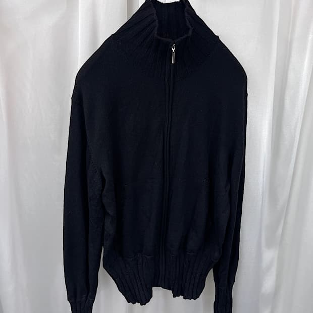 빈티지 울 집업 