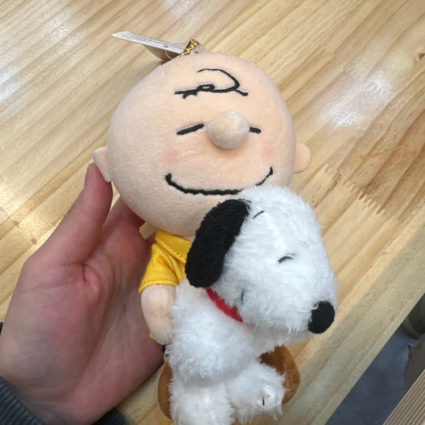 유니버셜 스튜디오 스누피 찰리브라운 인형 키링 정품
