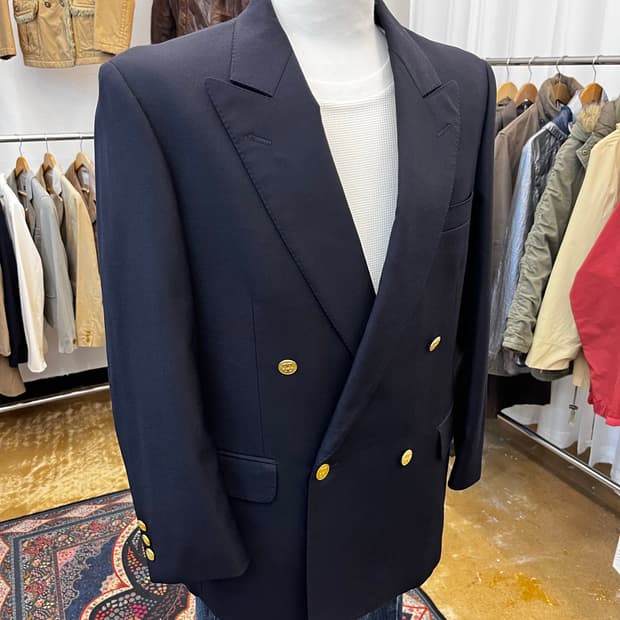 닥스 더블 브레스티드 금장 블레이저