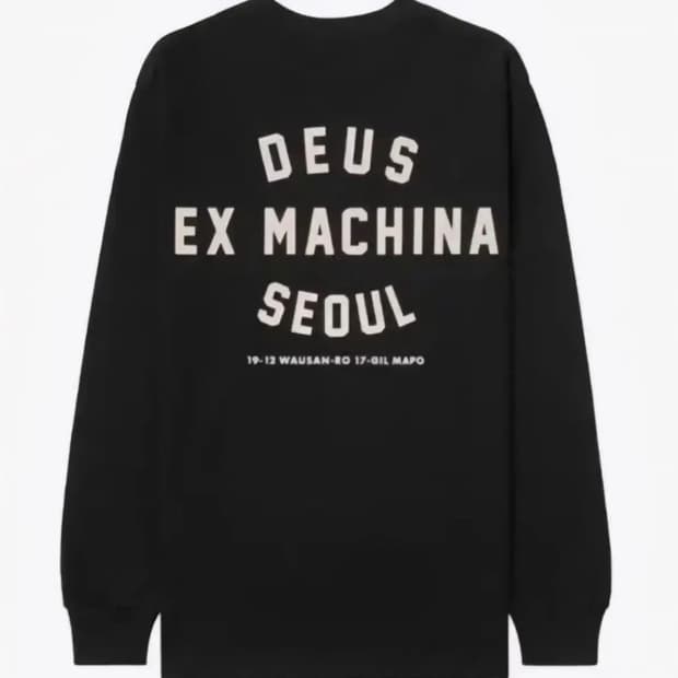 데우스 롱슬리브 블랙 s