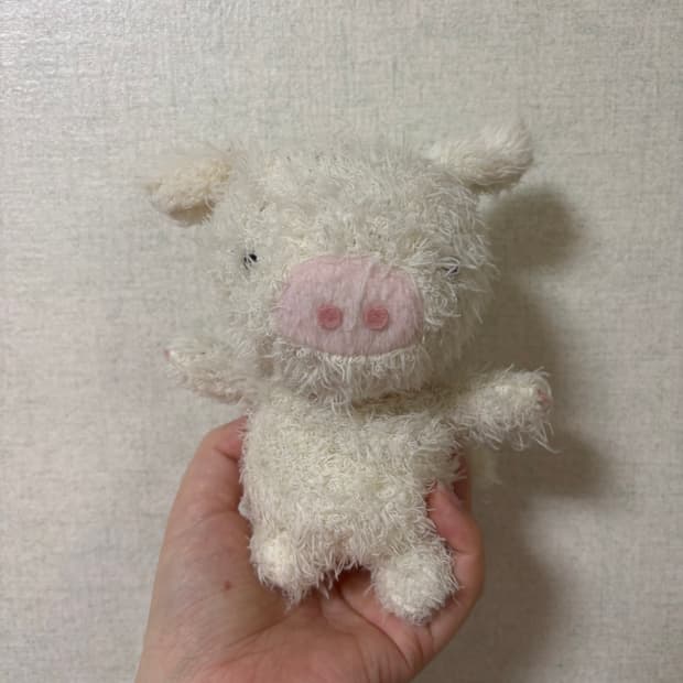 고전 빈티지 몽스유 몬스유 돼지 인형