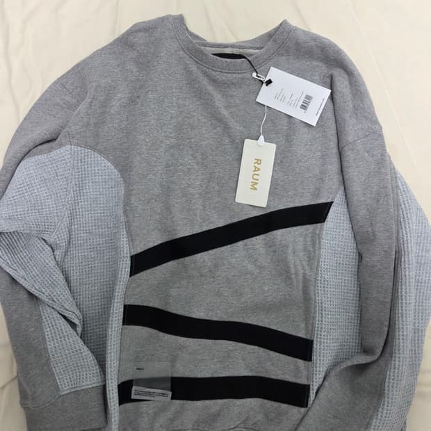 RAUM 남성 맨투맨 티셔츠