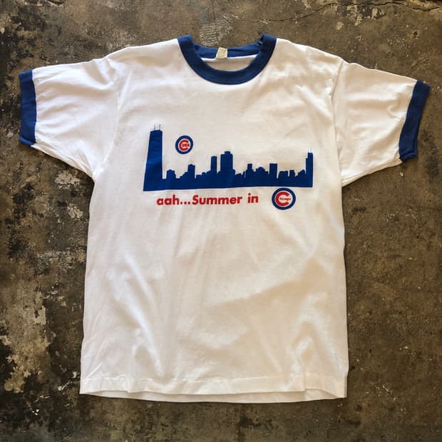 70s~90s Ringer T-shirt-L