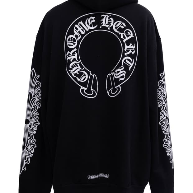 Chrome hearts 홀스슈 플로랄 후드티