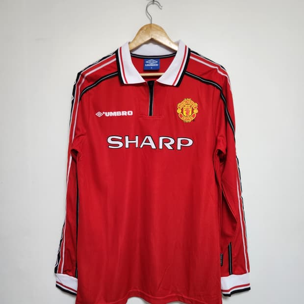 맨체스터유나이티드 98-99 홈 축구 유니폼 2XL