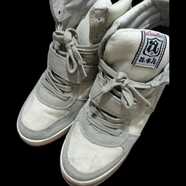 Ash 아쉬 보위 웨지힐 스니커즈 39