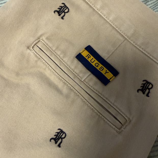 럭비 랄프로렌 자수 치노 팬츠