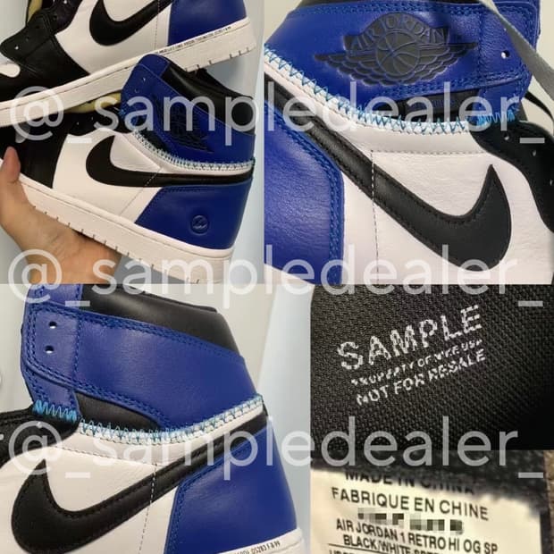 [백도어] 샘플 프라그먼트 유니온 조던 캔슬드 페어