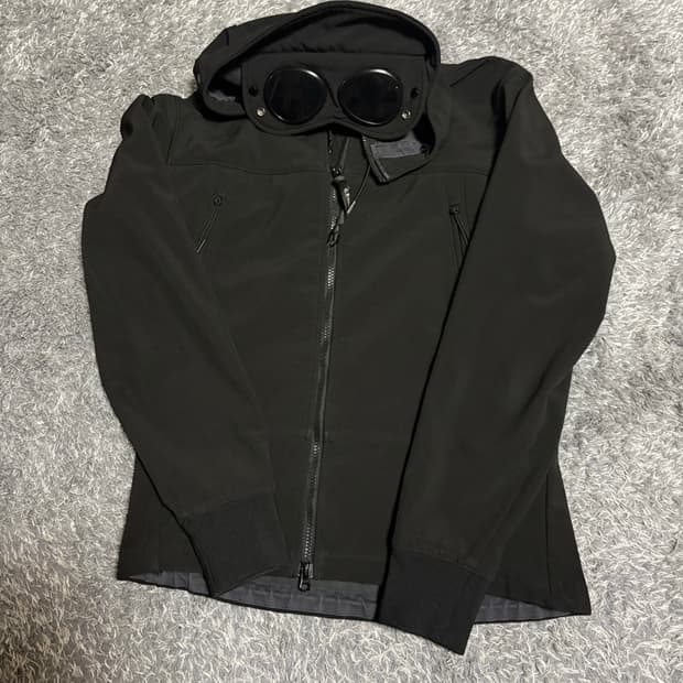 cp컴퍼니 cp쉘 후드집업 블랙