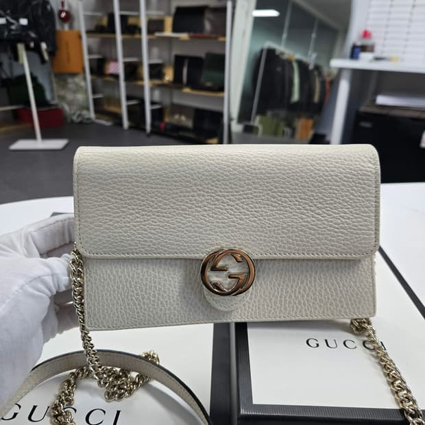 [A급컨디션] 구찌 인터로킹 크로스백