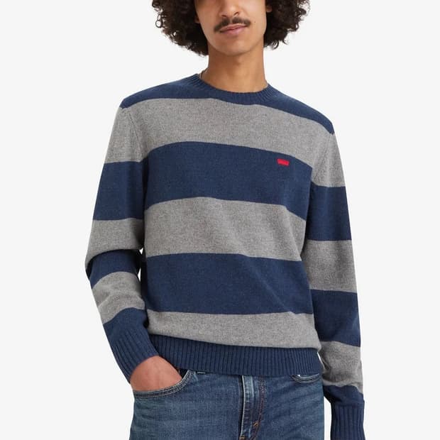Levis blue stripe knit (s)