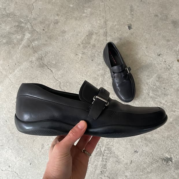 00s Prada Sports Buckle Loafers