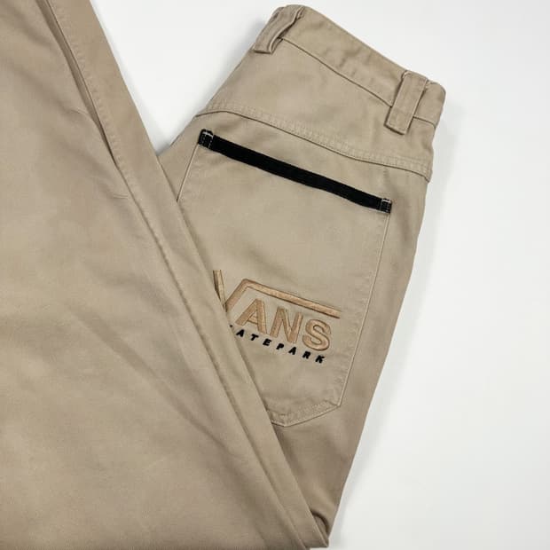 반스 올드스쿨 와이드 베이지 데님 팬츠 (30인치)