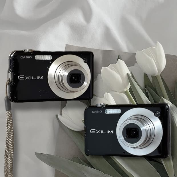메이크업모드) 카시오 엑슬림 EX-S12 디카 빈티지 캠코더 /캐논 니콘