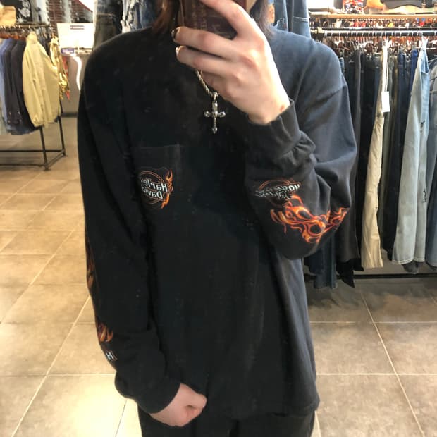 [NO.9] 할리데이비슨 포켓 롱슬리브