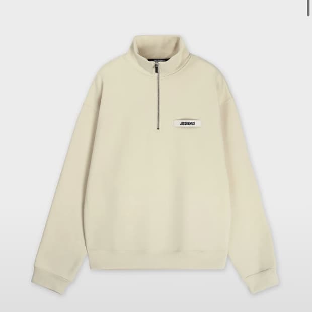 자크뮈스 르까미온느 하프 집업 스웻셔츠