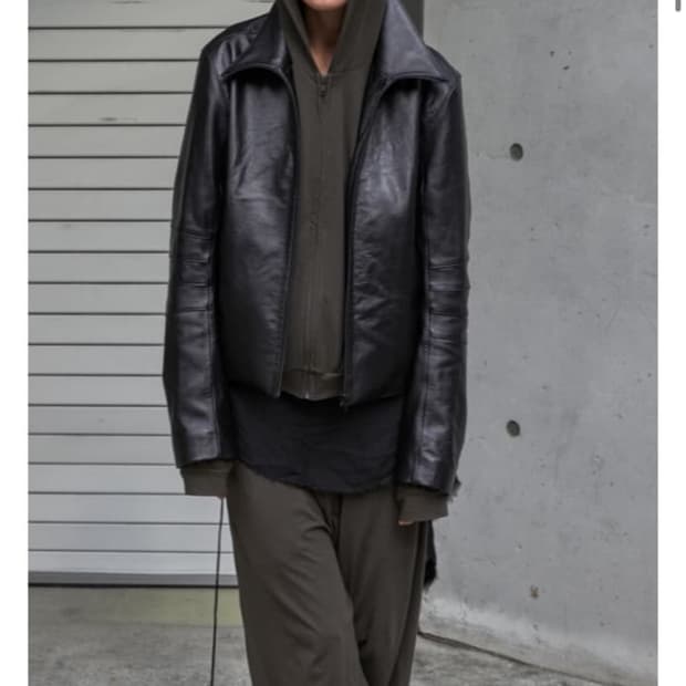 머듈 appendix 레더자켓 black(2)