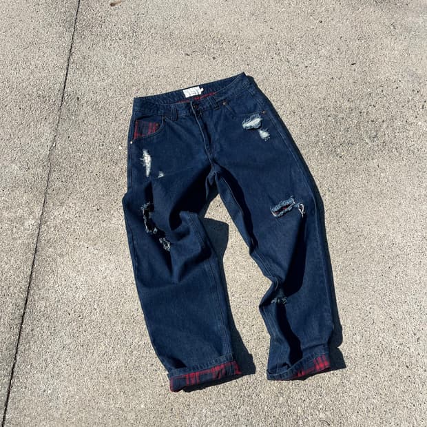 Dime distressed Baggy denim pant
